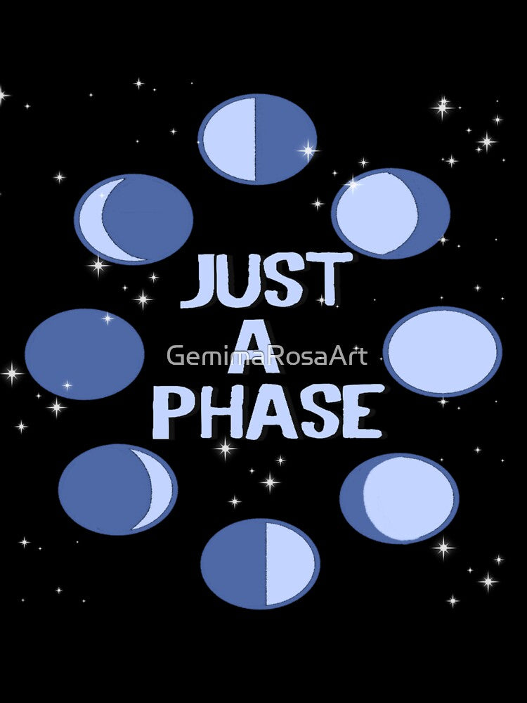 Just  phase Moon Cycle by GemimaRosaArt