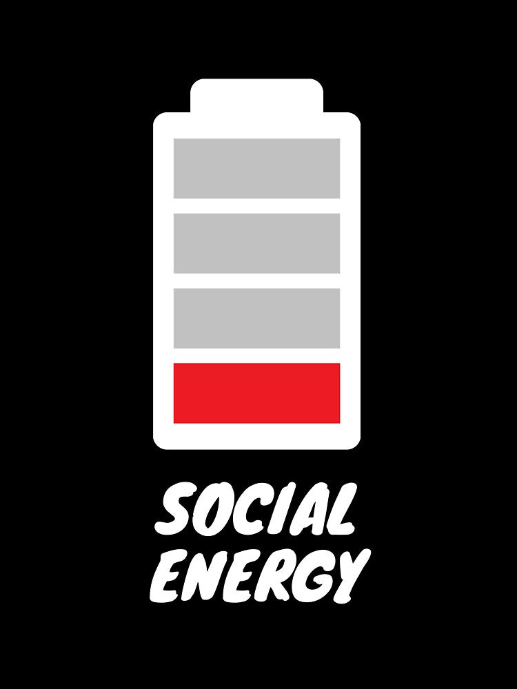 Social Energy - Low Battery by wordist