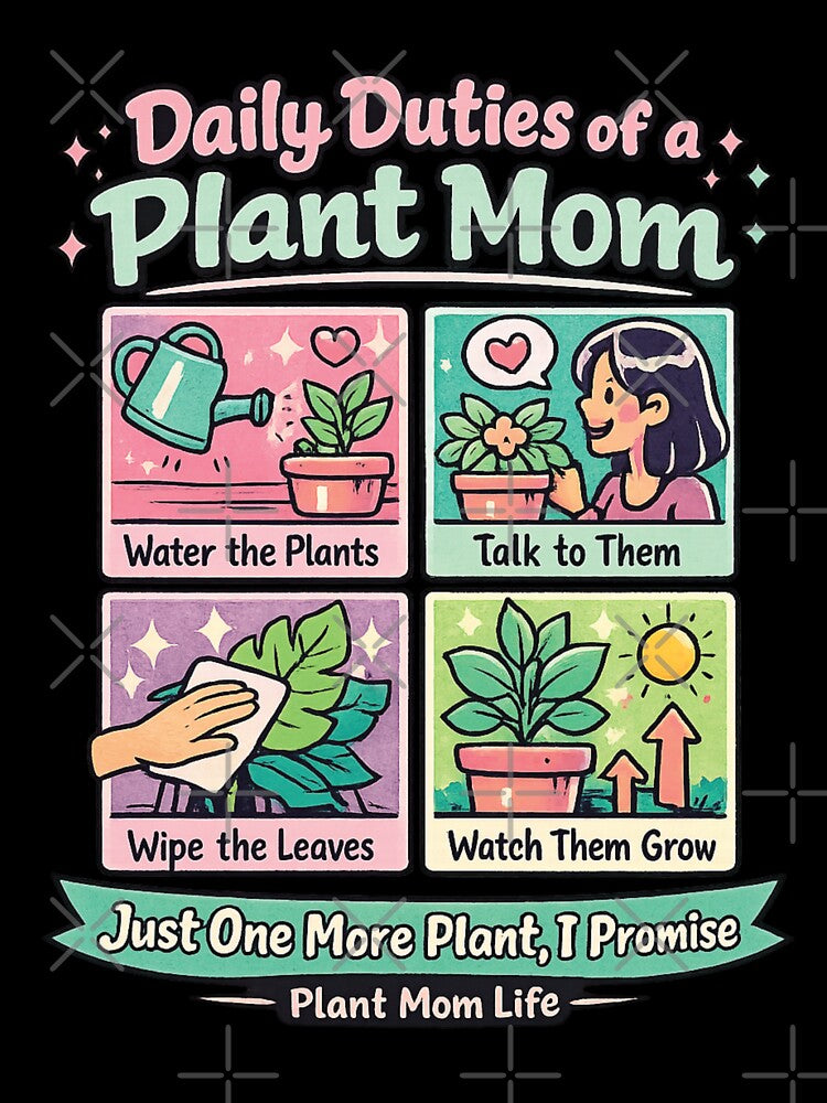 Plant Mom Shirt “Just One More Plant I Promise” Funny Retro Doodle Gift by Lansangsan