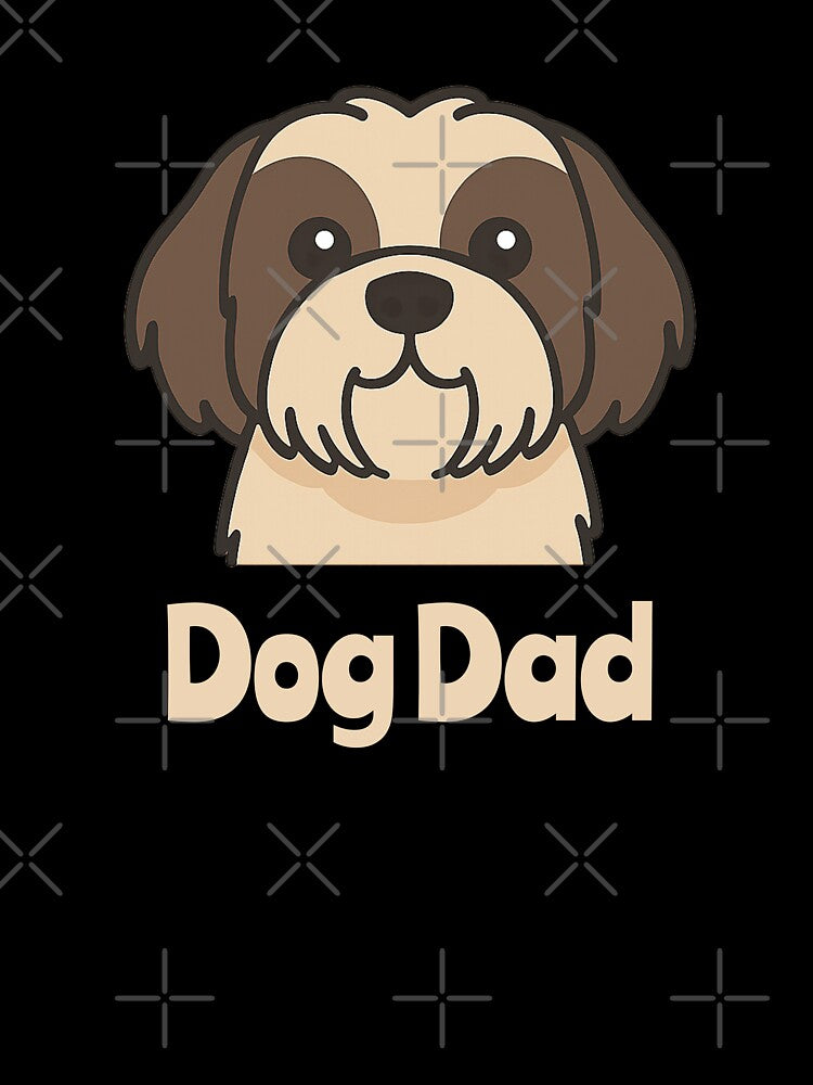 Dog Dad – Shih Tzu Edition | Cute Fluffy Dog Lover Gift by The Sandy Design Store