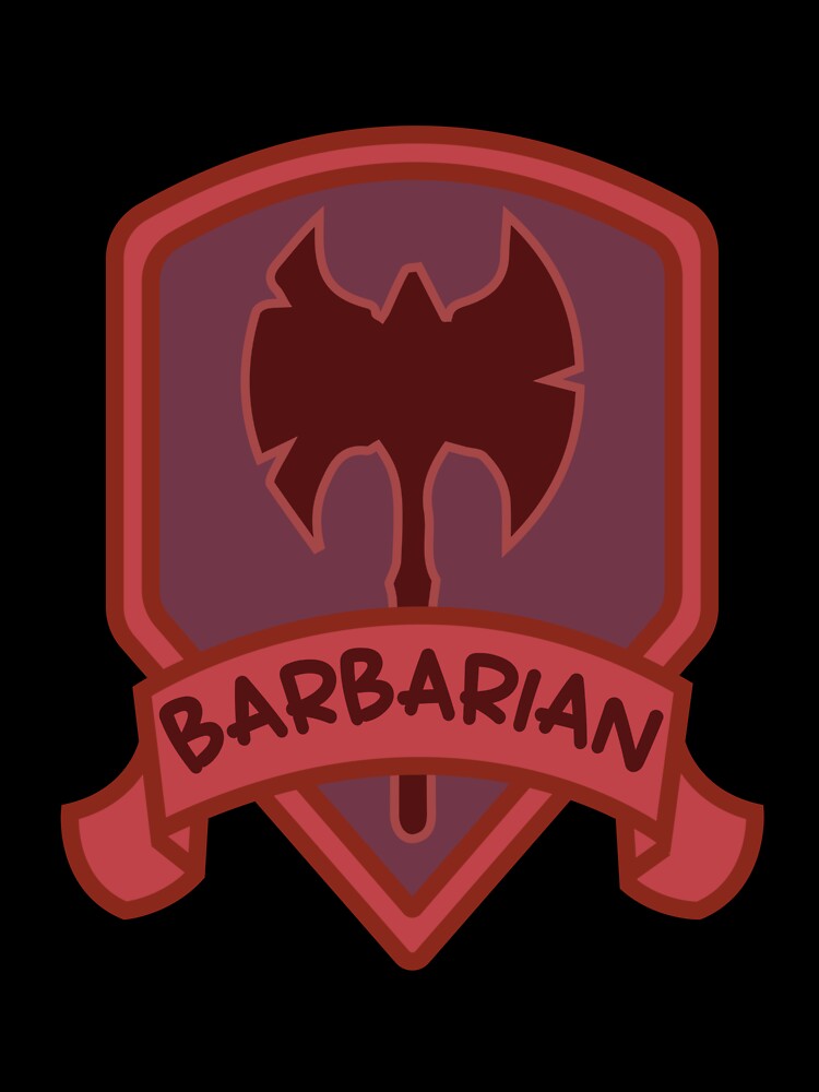 DND Barbarian Banner by bitethefox