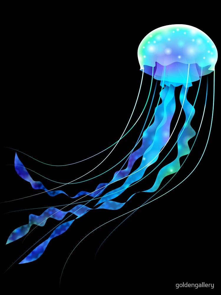 Glowing jellyfish by goldengallery