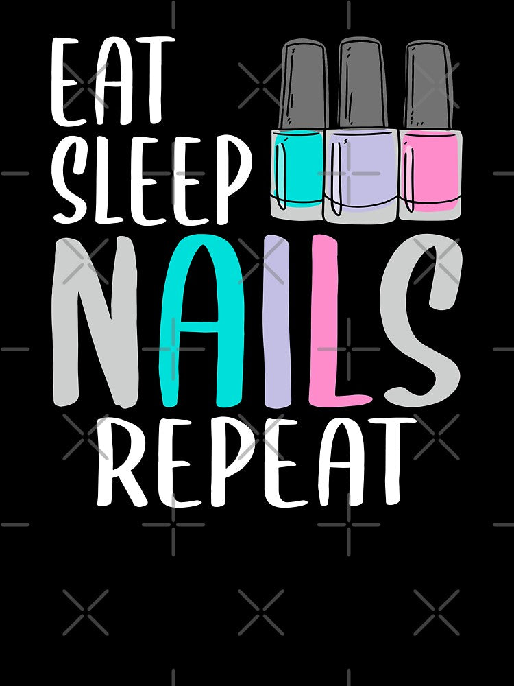 Nail Tech Beautician, Nails Repeat Expert, Nail Techs Color Your World Cosmetology by Merchking1