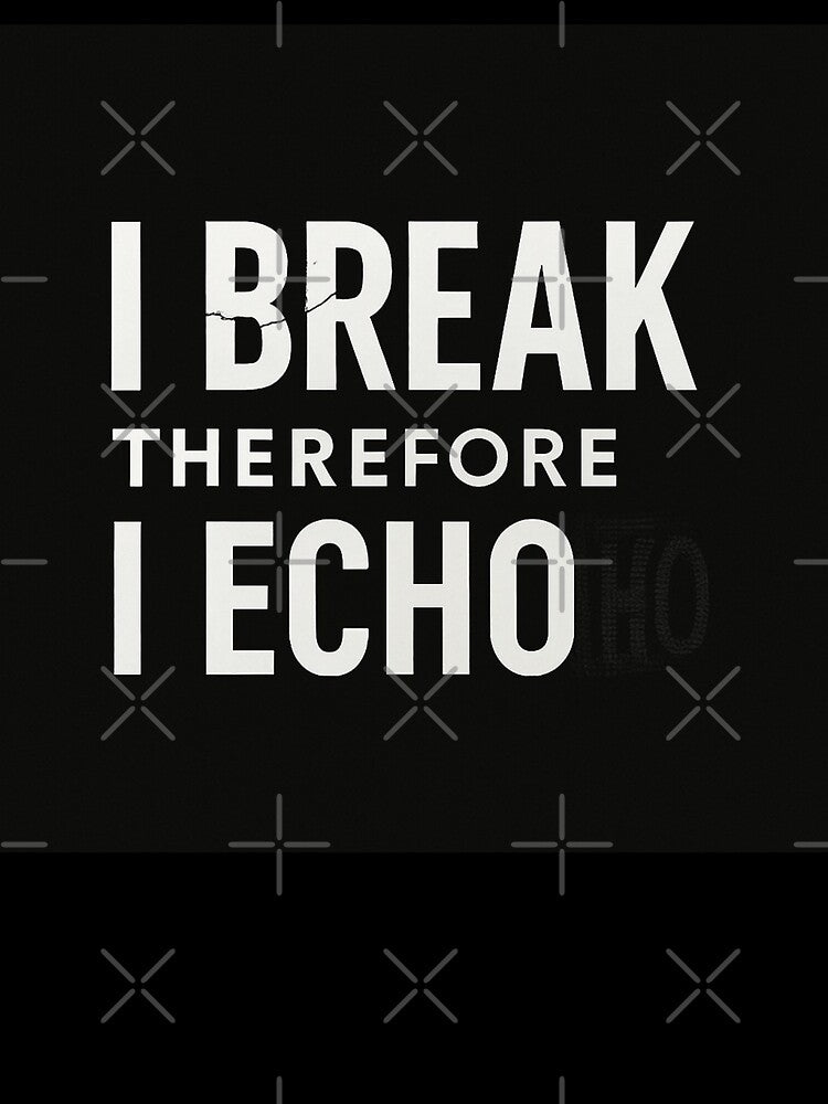 I Break, Therefore I Echo by WittleThing