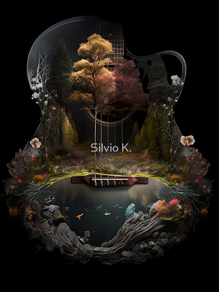 Fusion of Guitar and Nature - Night by Silvio K.