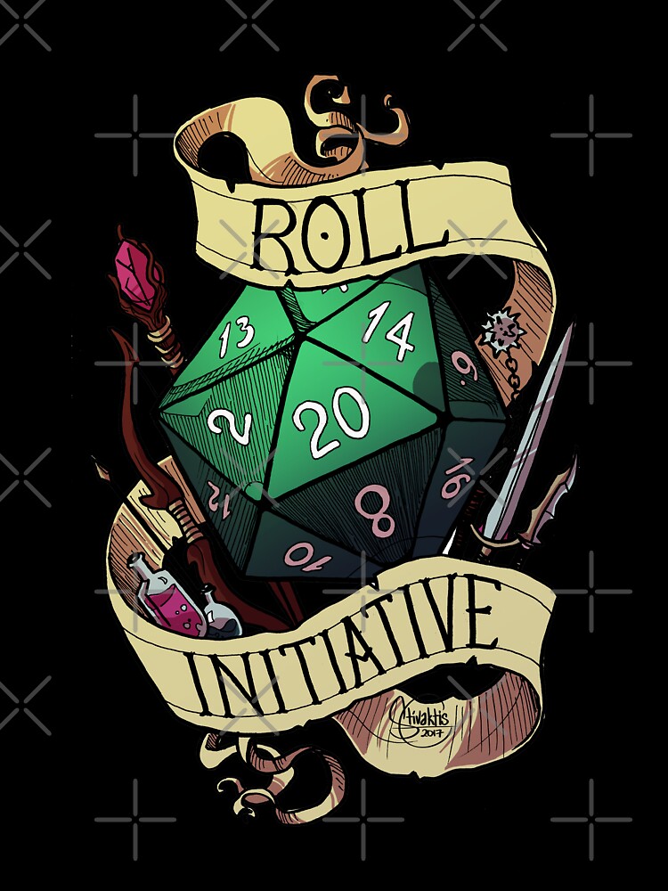Roll Initiative by Stivaktis Art