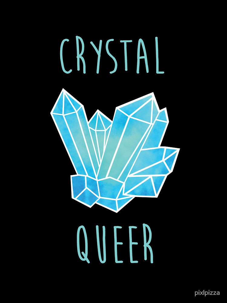 Crystal Queer Blue Quartz Healing by pixlpizza