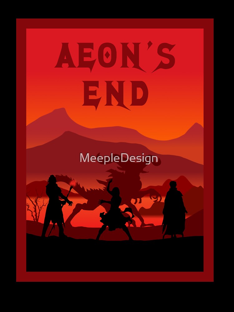 Aeon's End - Board Games - Minimalist Travel Poster Style - Board Game Art by MeepleDesign