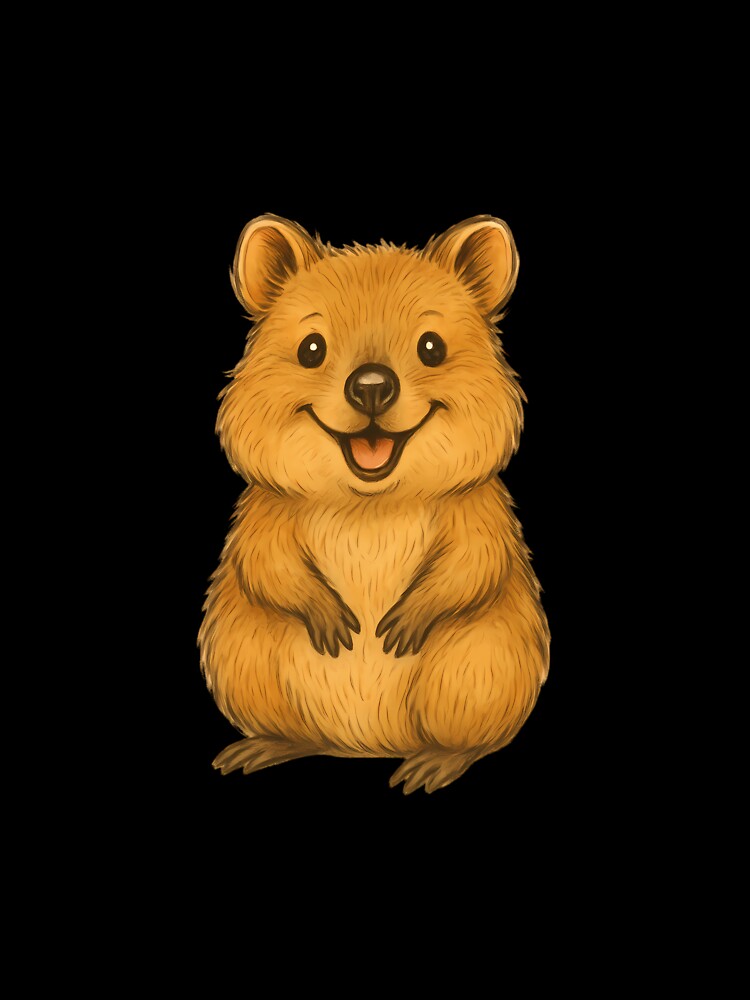 Happiest Animal Smiling Quokka Cute by yPaladino432