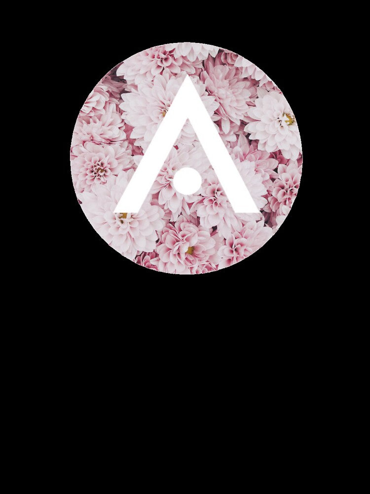 Pastel Pink Flowers Aveda Logo by Dalaura