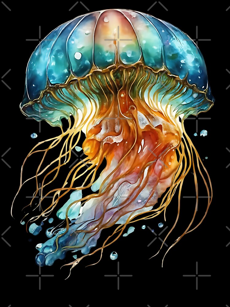 Giant blue jellyfish by Ann Miu Deluxe
