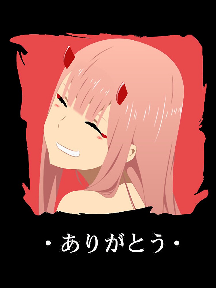 Zero Two from Darling in The Franxx Arigatou by uciakondel