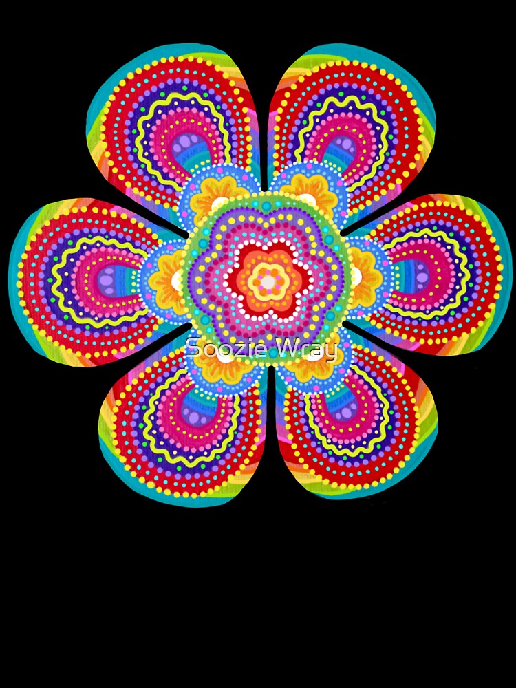 Psychedelic Flower by Soozie Wray