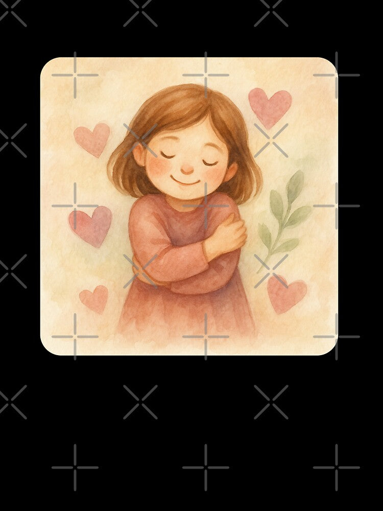 Embracing the Inner Child – Soft Watercolor Art by Joyloom