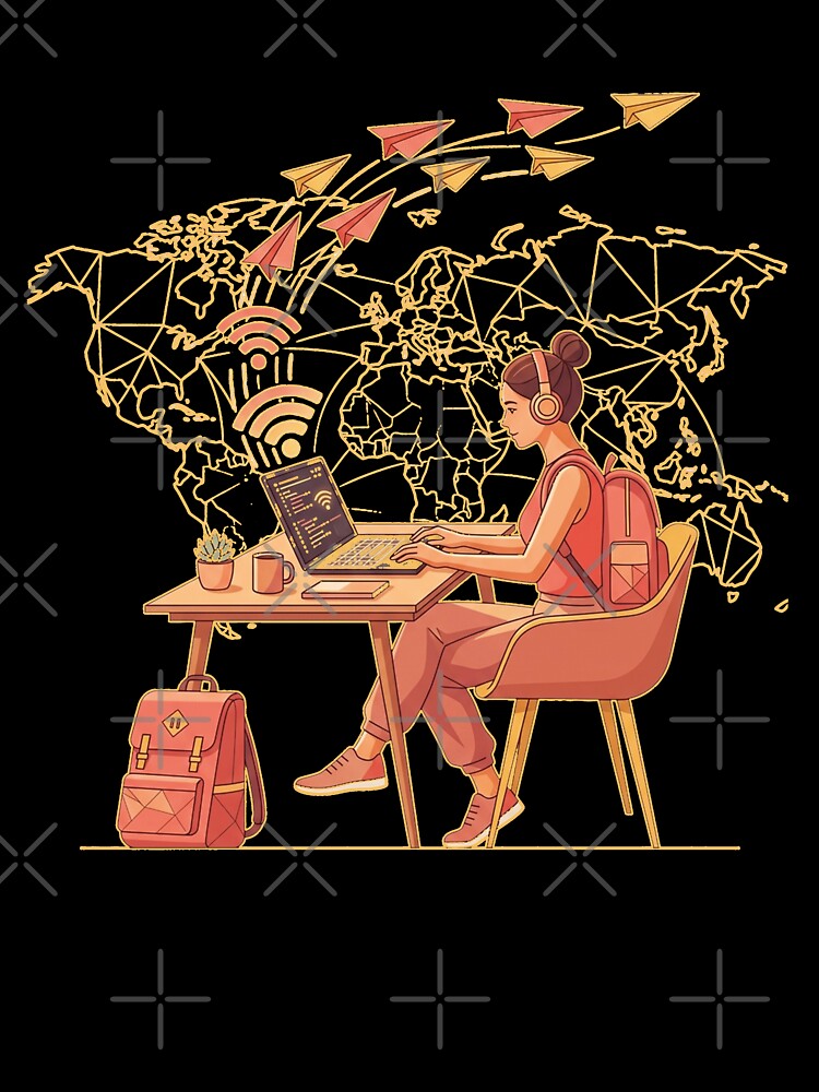 Work From Anywhere World Traveler by FlamaC