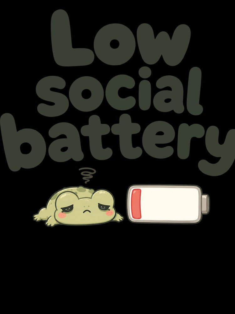 Low social battery frog by J-Style-Design