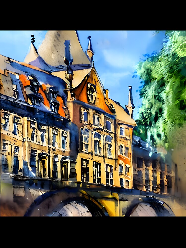 Western Europe Belgium Painting 2 by worldtableau