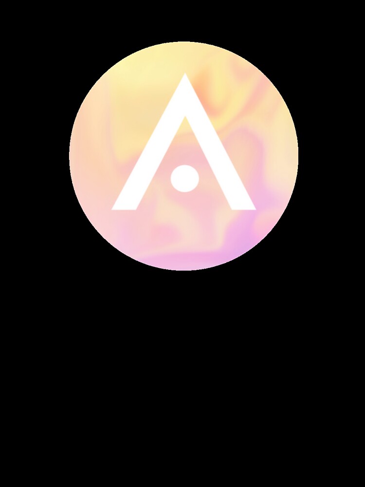 Yellow and Purple Swirl Aveda Logo by Dalaura