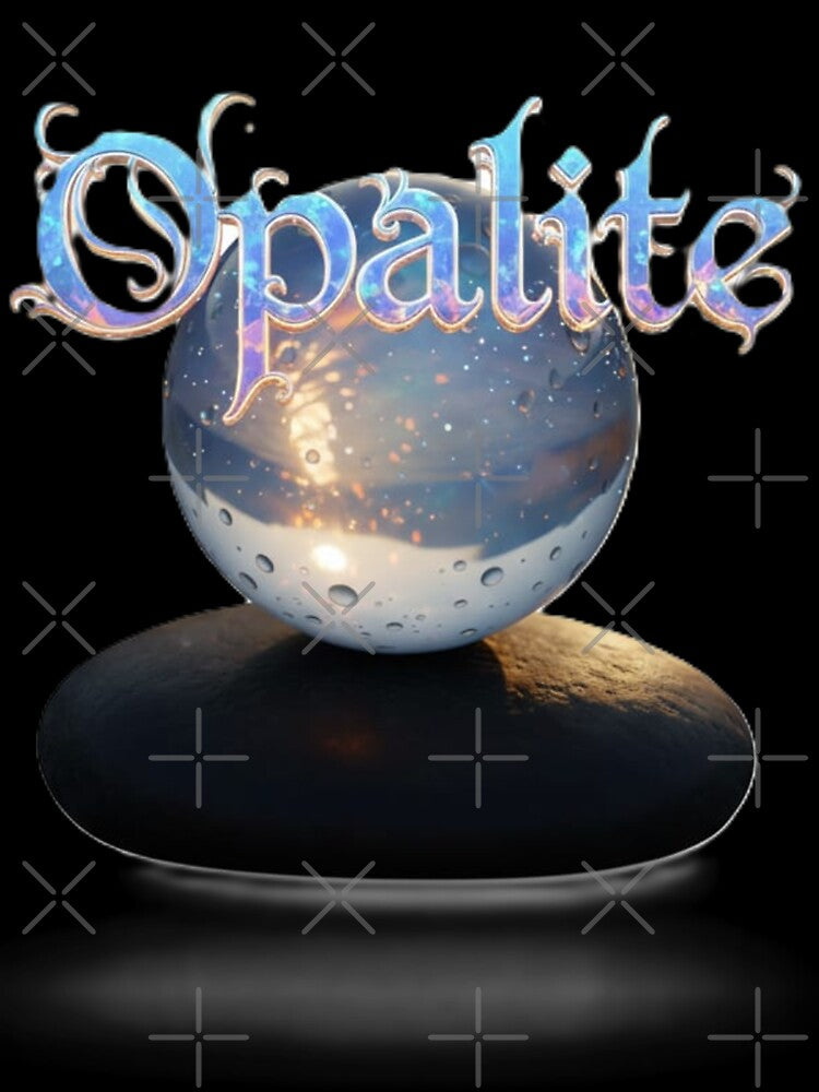 Opalite Crystal Sphere Mystical Art by DroolWorthyUS