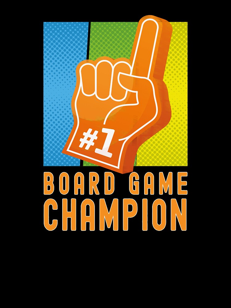 Board Game Player Champion Foam Finger by Betsytiptoe