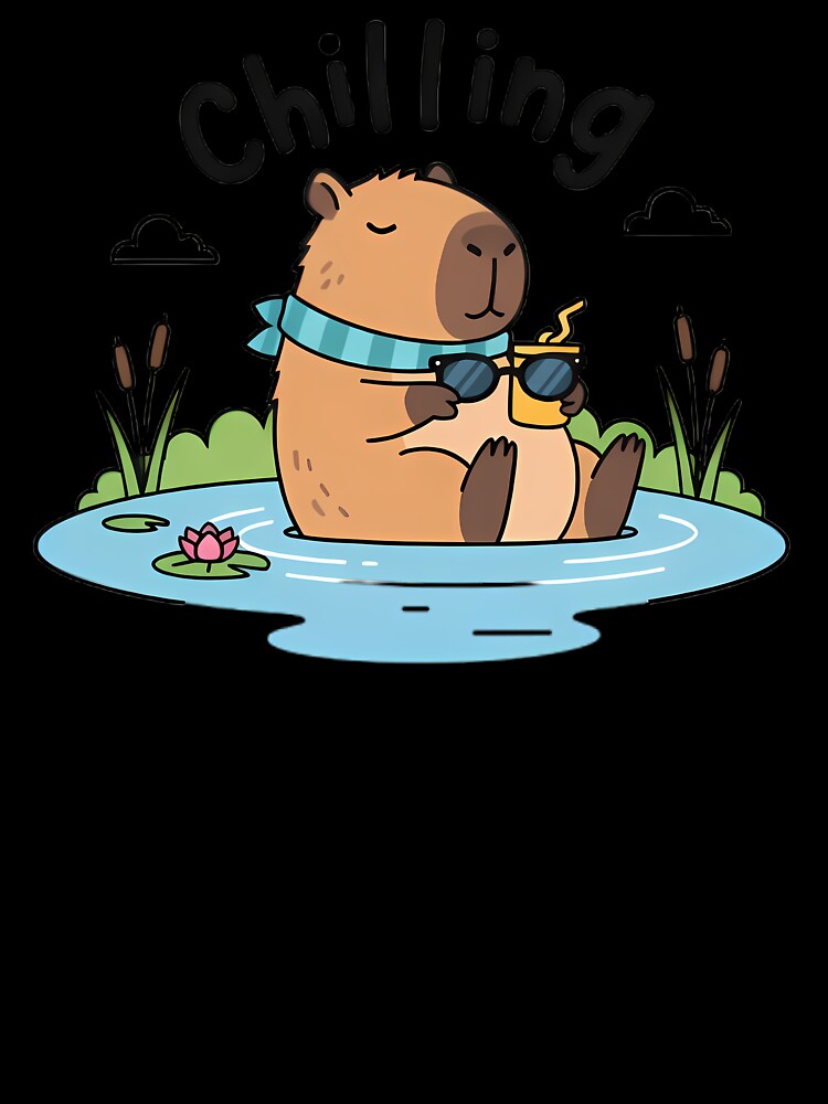 My Spirit Animal is a Capybara - Funny Animal Lover Tee by FreshPrintCo