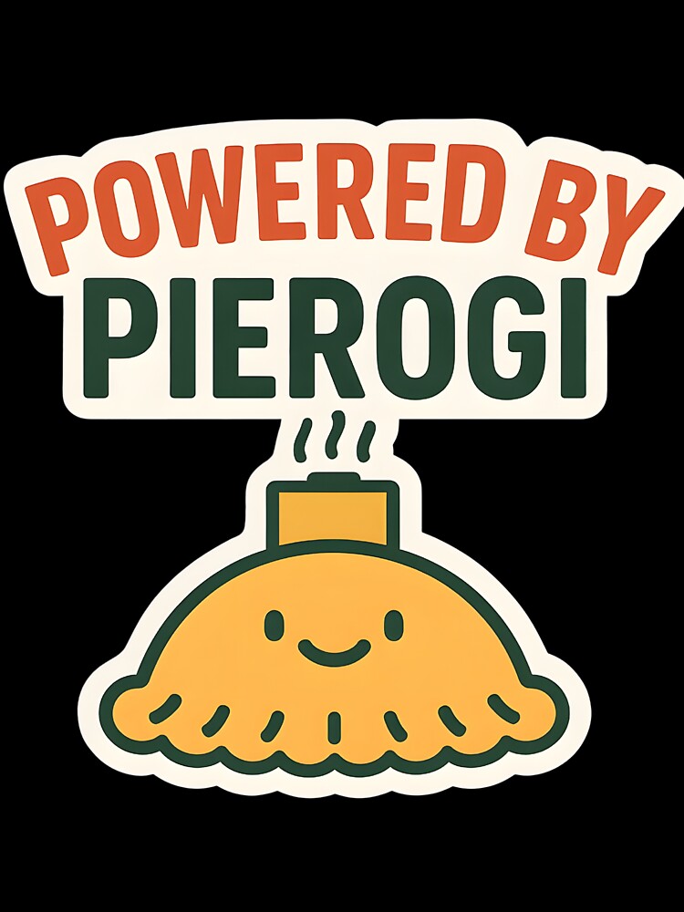 Powered by Pierogi , I Love Pierogi by FunnySignalStudio