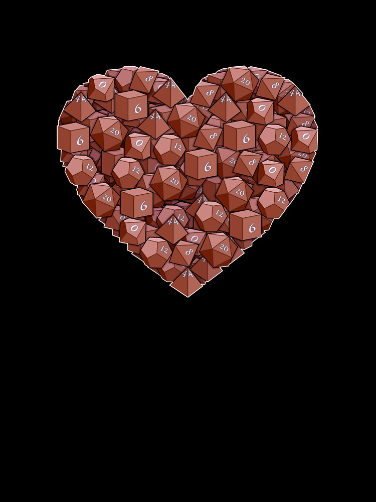 Dice Heart - Brown by -Solarly-