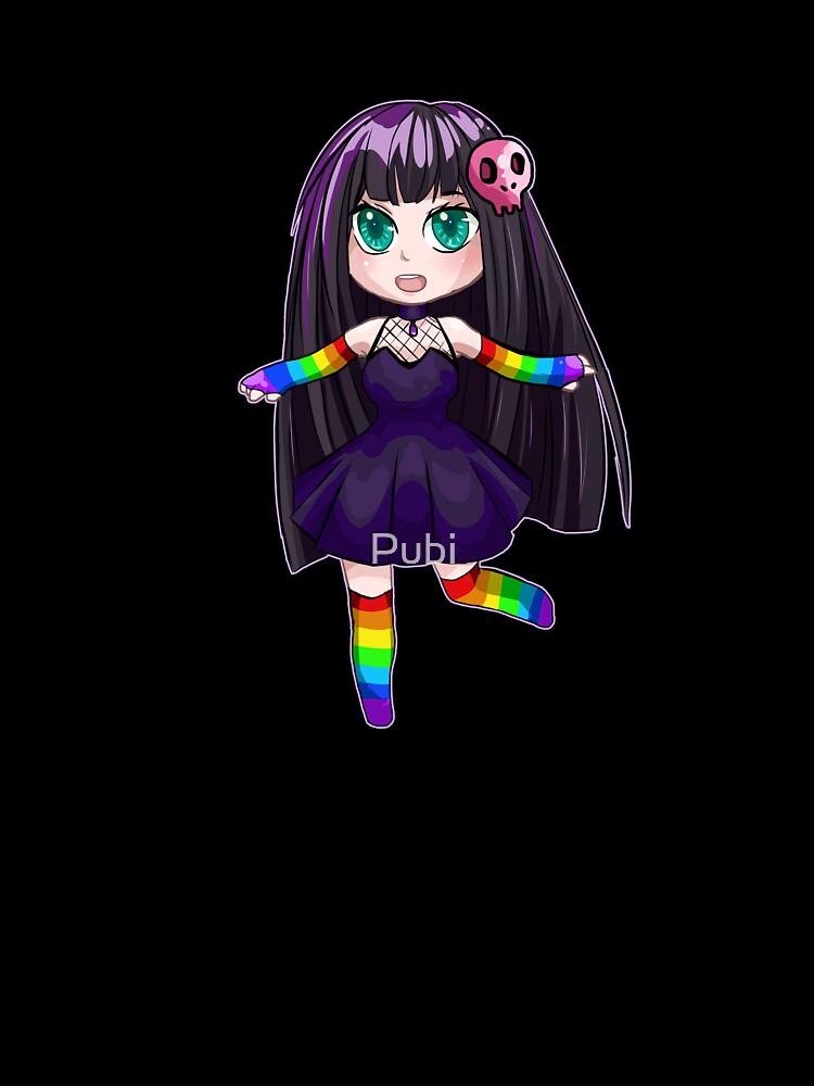 LGBT Chibi Anime Kawaii Otaku by Pubi