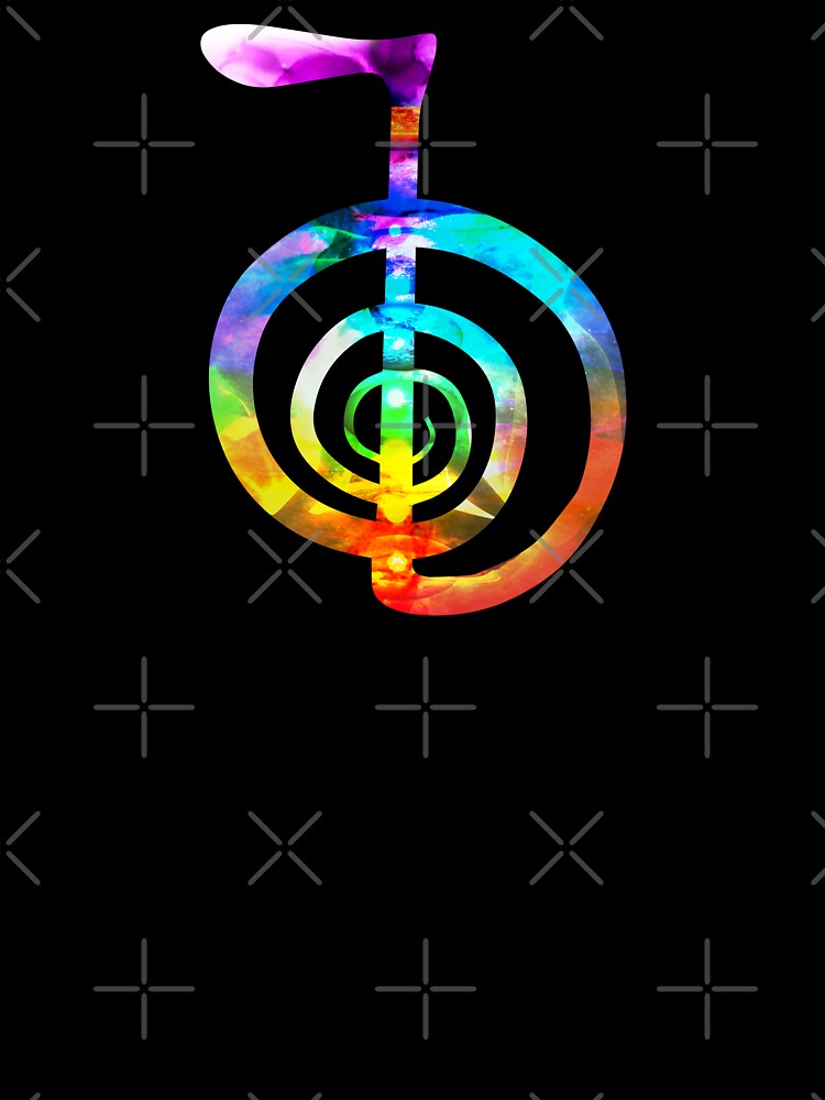 Reiki 7 Chakra Colours - Reiki Symbol Choku Rei by NUMAcreations