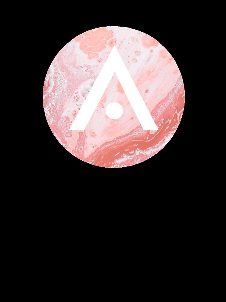 Orange Pink and White Aveda Logo by Dalaura