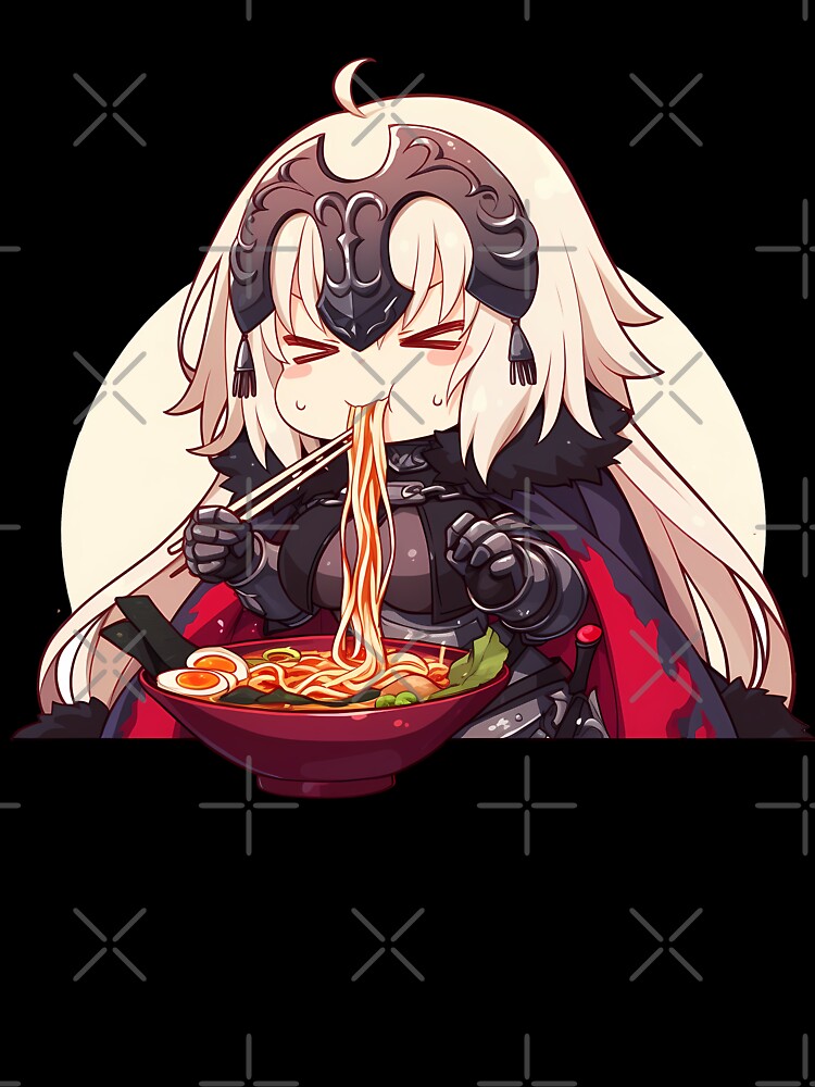 Jeanne D Arc Alter Fate Grand Order Spicy Ramen Chibi Mood by mildaclairmo