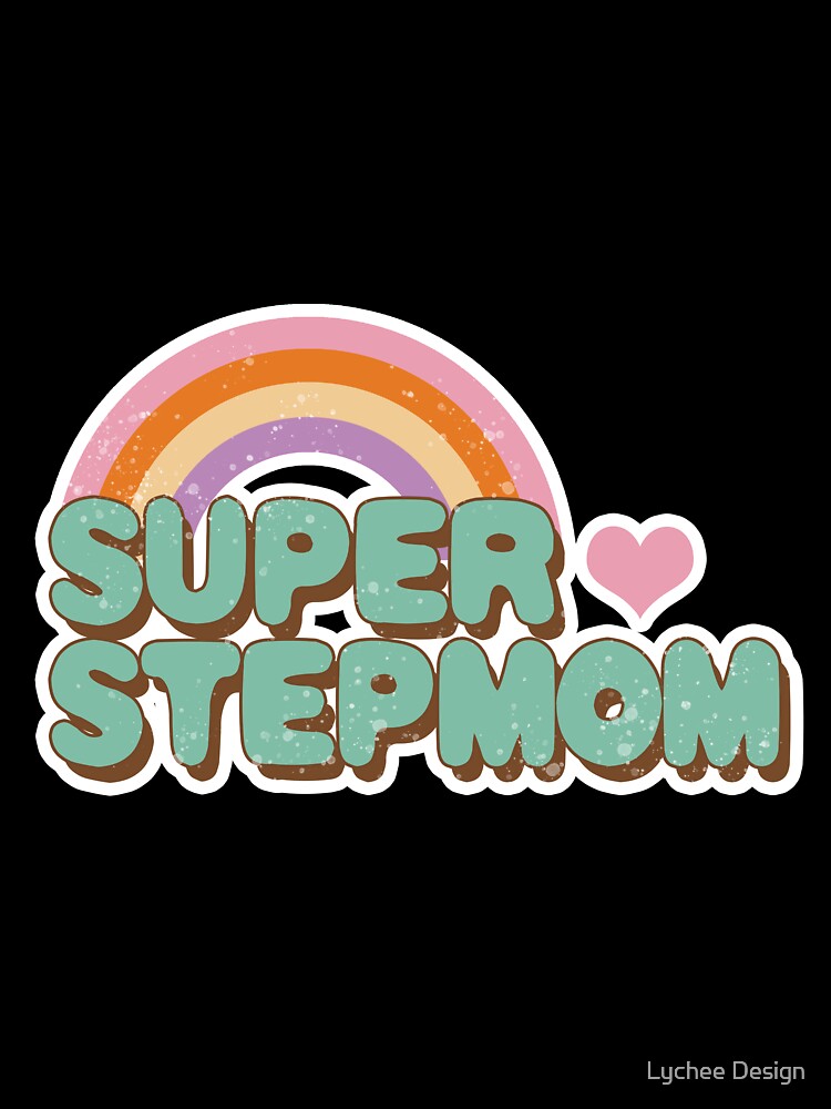 Super Stepmom mothers day, mothers day gift for stepmom by Lychee Design