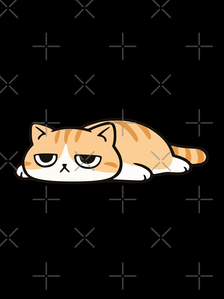 Lazy Loaf: Sleepy Orange Tabby Cat by arfindo-indra
