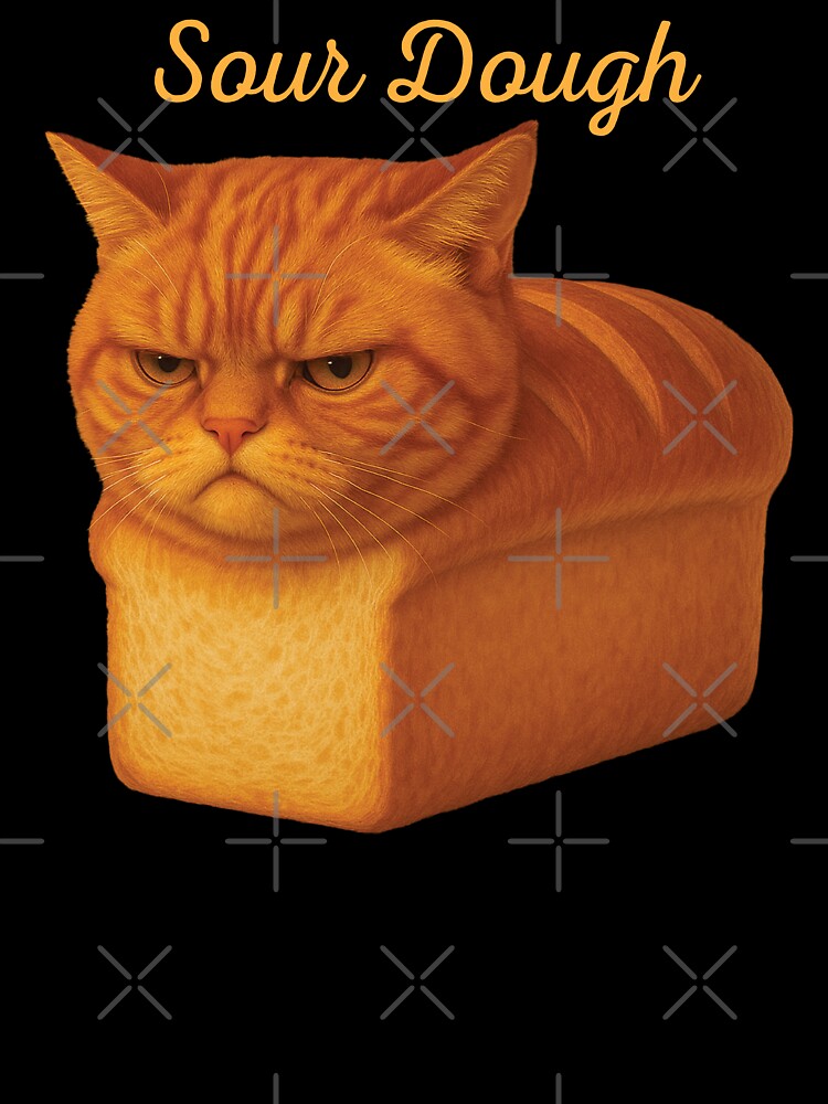 Funny Pure Bread Orange Tabby Cat Freshly Baked Sour Dough by d247