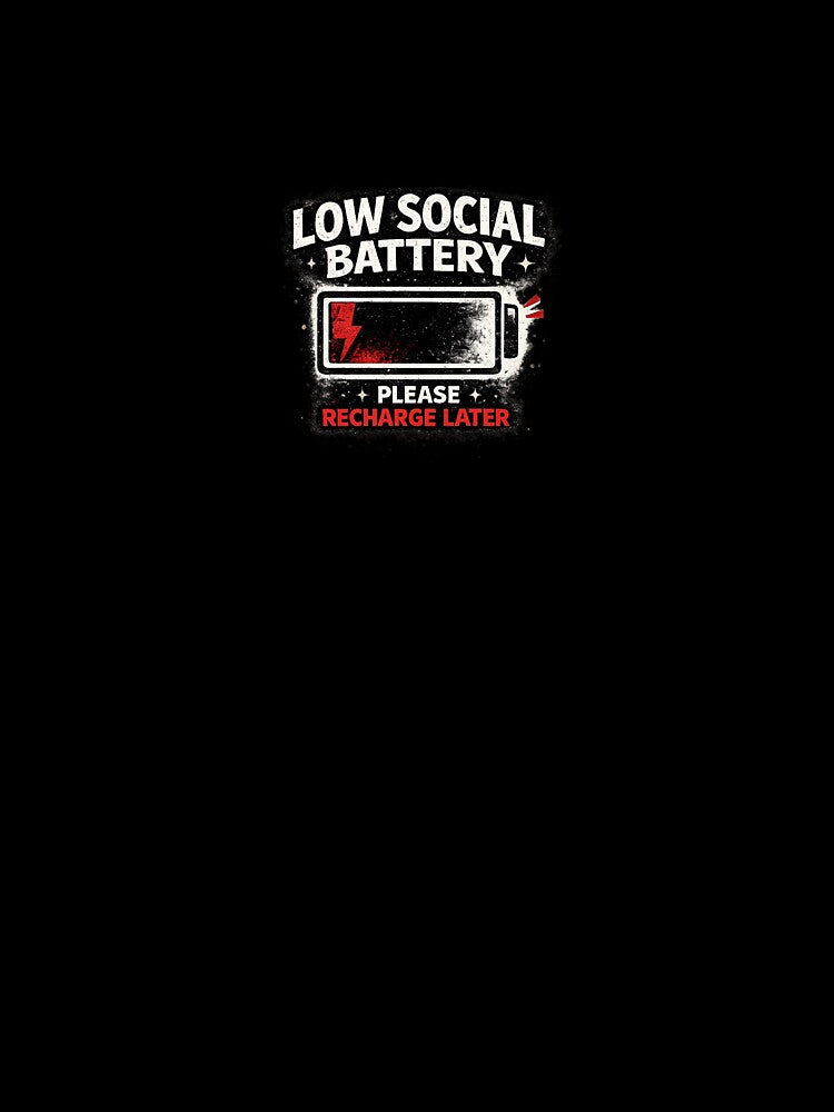 Low Social Battery | Introvert Energy by Point Blank Club