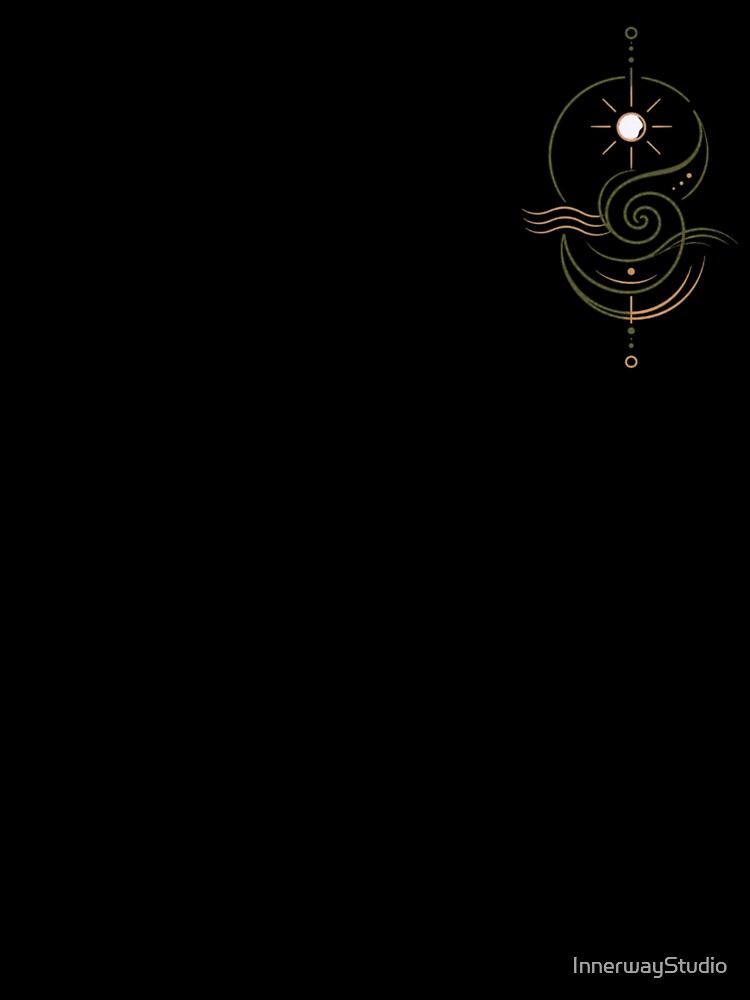 Organic Flow Frequency – Breathwork & Wellness Minimal Art by InnerwayStudio