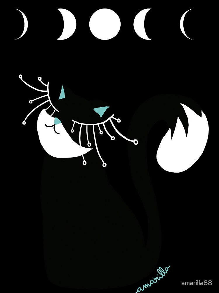 Moon Cat by amarilla88