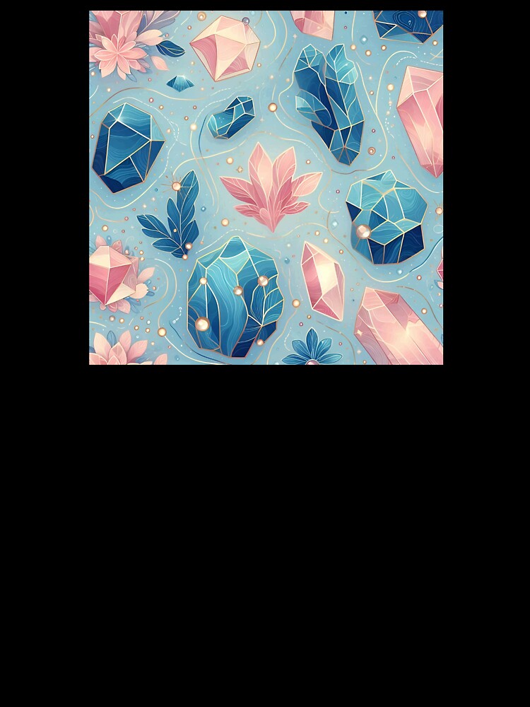 Blue Quartz Seamless Pattern by Thedigital91