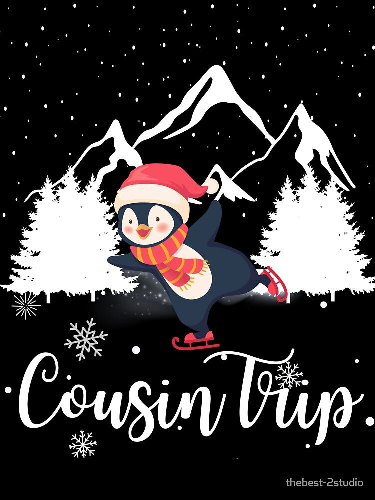 Cousin Trip Family Reunion Ski Trip Matching Penguin Lover by thebest-2studio
