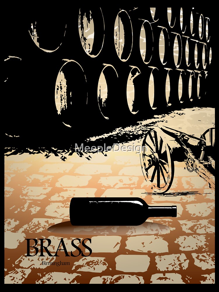 Brass Birmingham - Board Games Design - Movie Poster Style - Board Game Art by MeepleDesign
