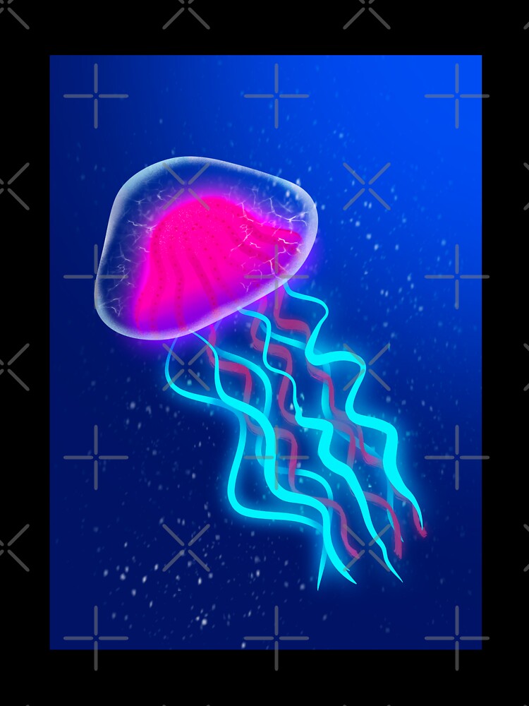 Glowing Jellyfish by sawahsaur