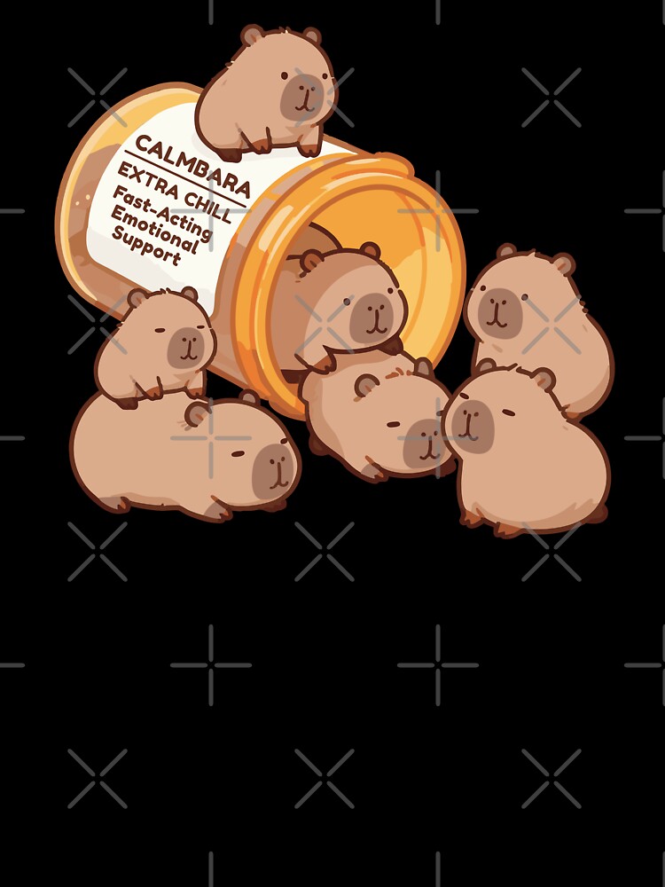 Capybara Anti Depressants by chillaxcats