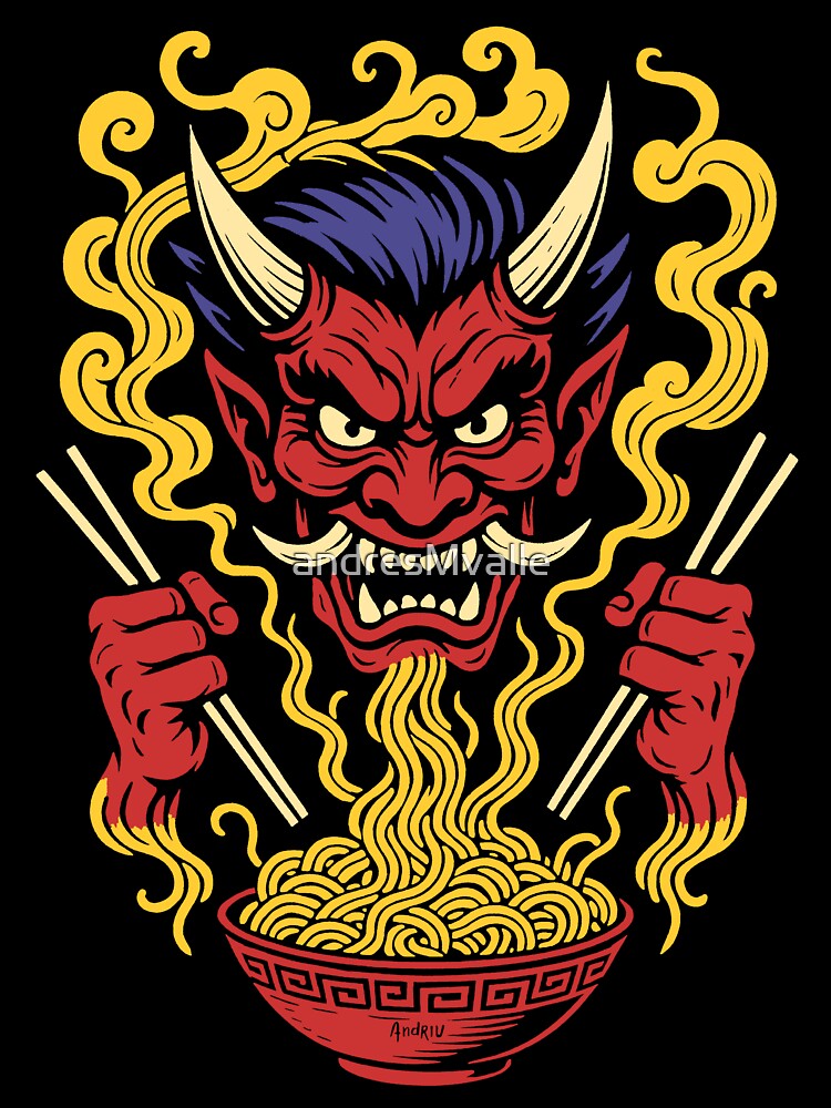 Devil Ramen by andresMvalle