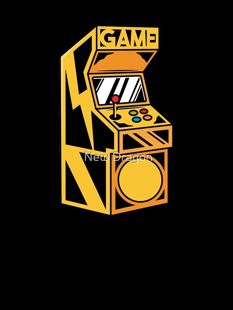 Retro Arcade Machine – Classic Gaming Vibes by New Dragon