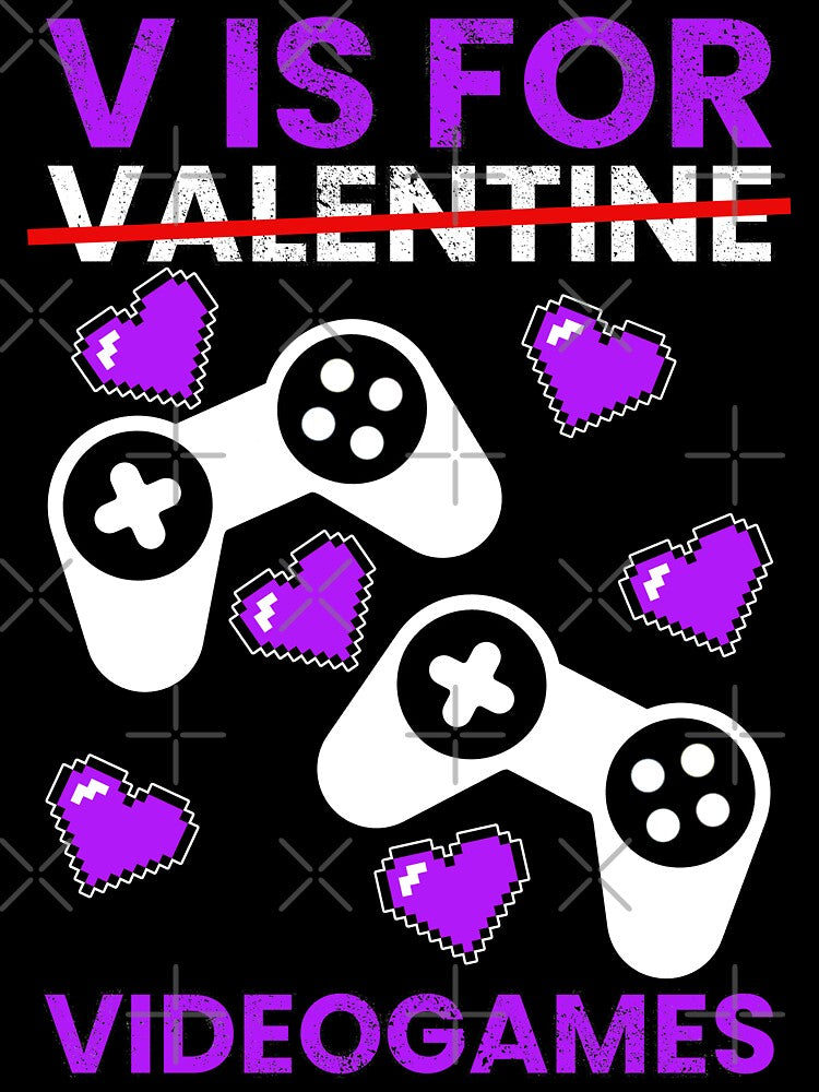 V Is For Video Games, Valentines Day by FNStuff