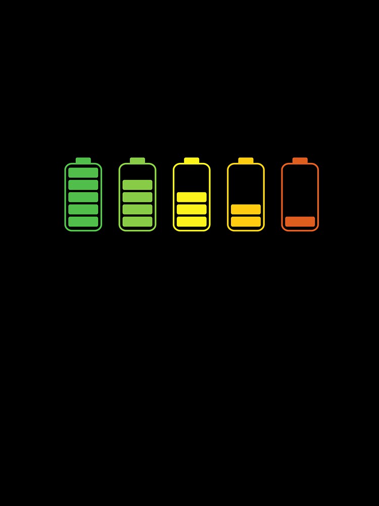 An Introvert's Social Battery | Funny Introvert Humor by Tattyarts