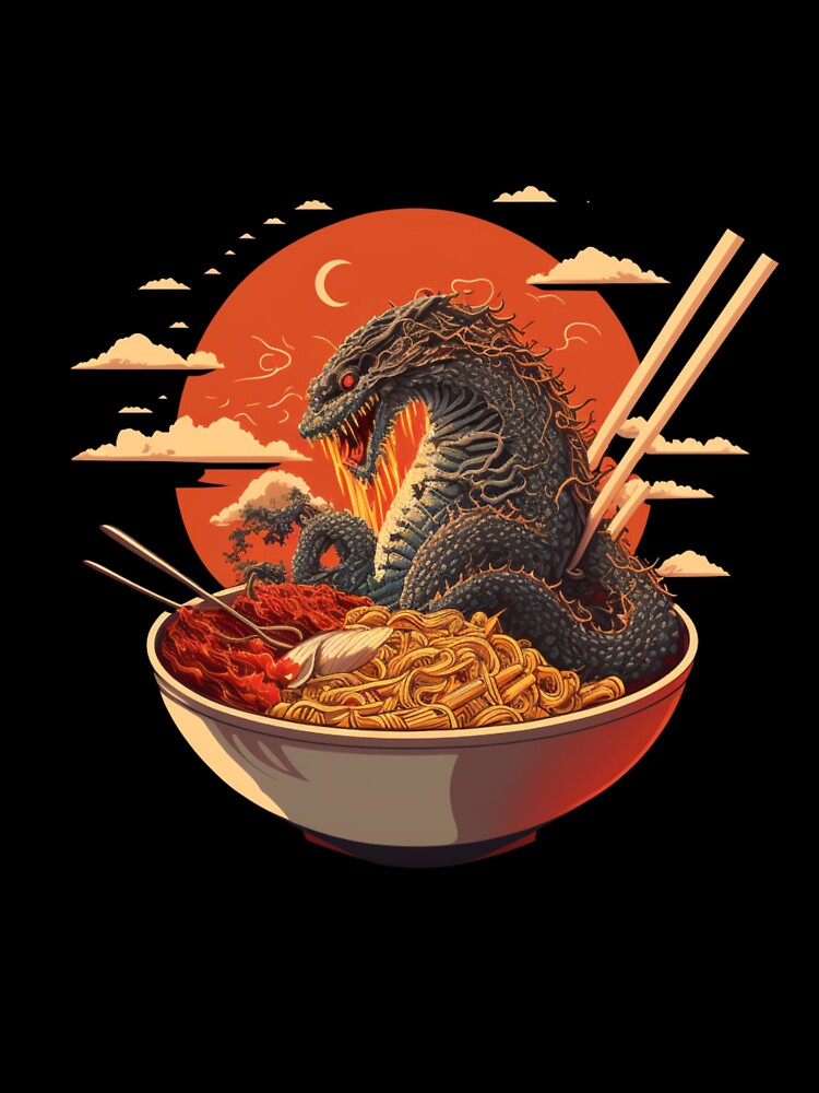 Hot Ramen and Monster Attack by foxforce