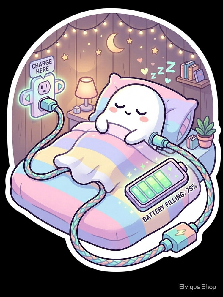 Emotionally Recharge In Progress by Elviqus Shop