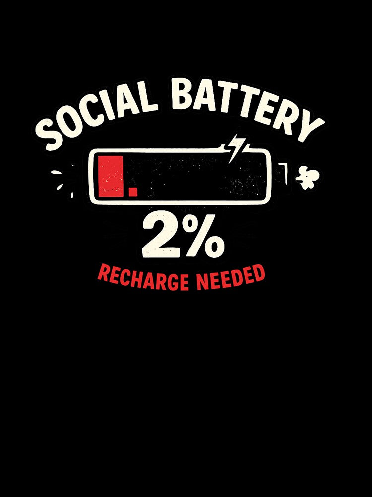 Social Battery 2% by dreameroriginal