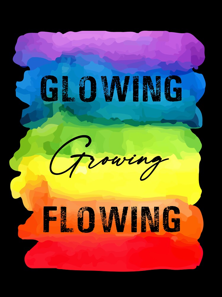 Glowing Growing Flowing Chakras 7 Colors Reiki Rainbow by ChakraShine